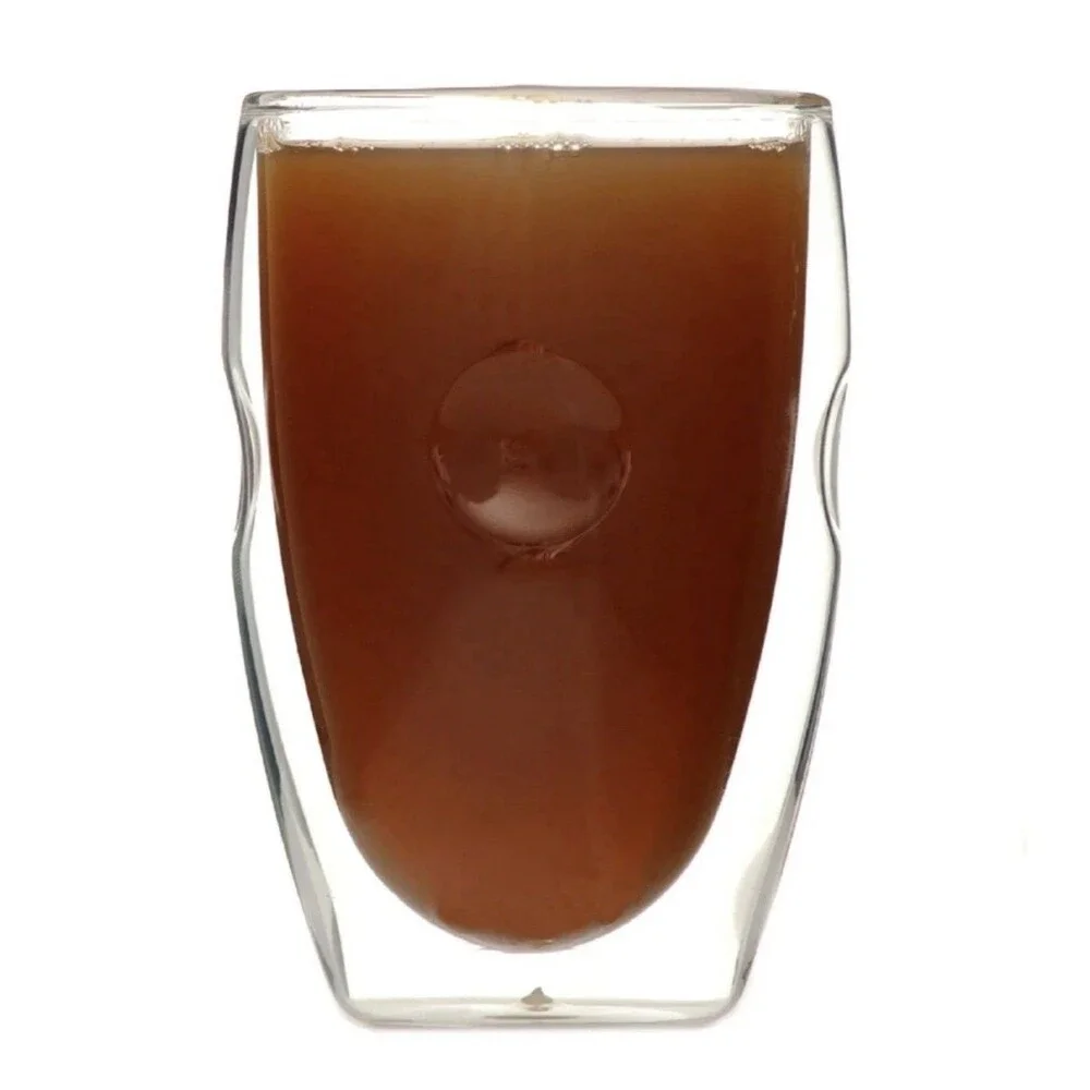 Moderna Artisan Series Double Wall 8 oz Beverage Glasses Set of 8 Drinking